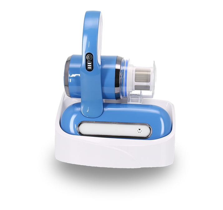 Cordless uv dust mite collector vacuum cleaner