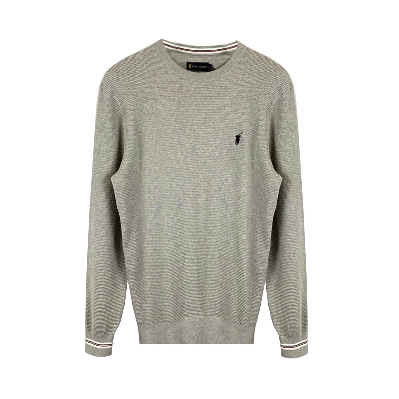 Men's 100%cotton Casual Crew neck Pullover Sweater