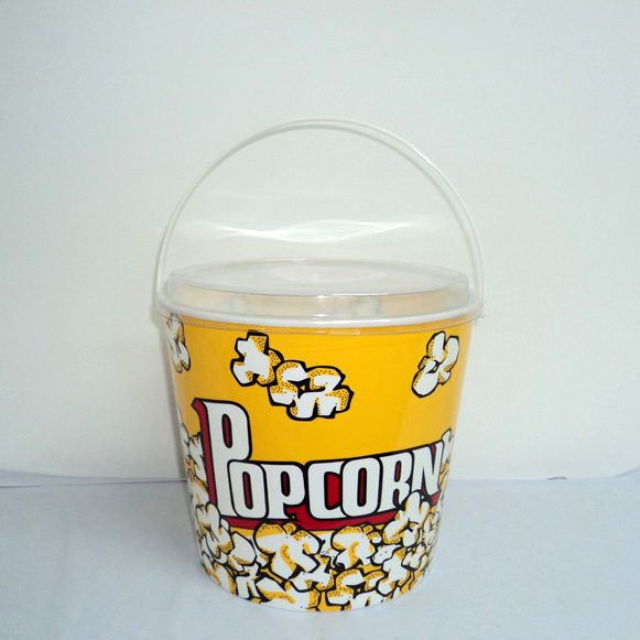 plastic container with handle
