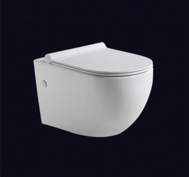 Round shape wall hung toilet