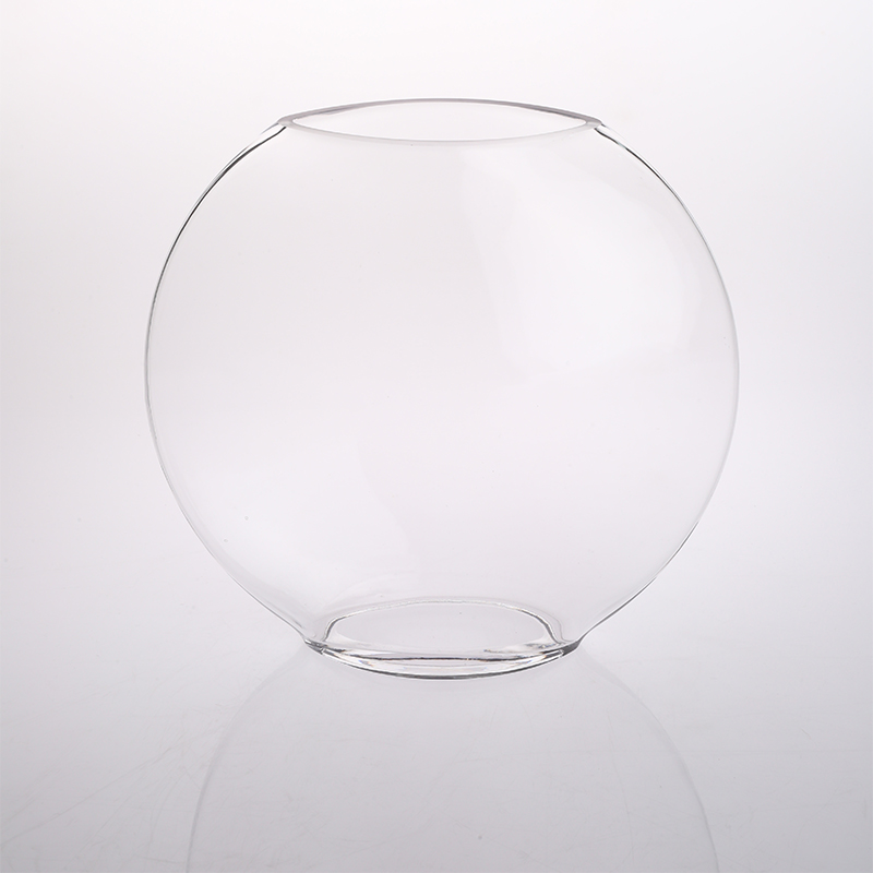 clear glass vase