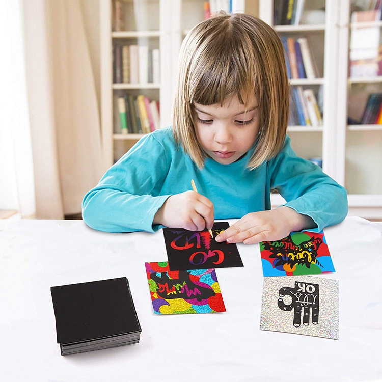 Scratch Paper,Magic Paper,Stratch craft board,Stratch art paper