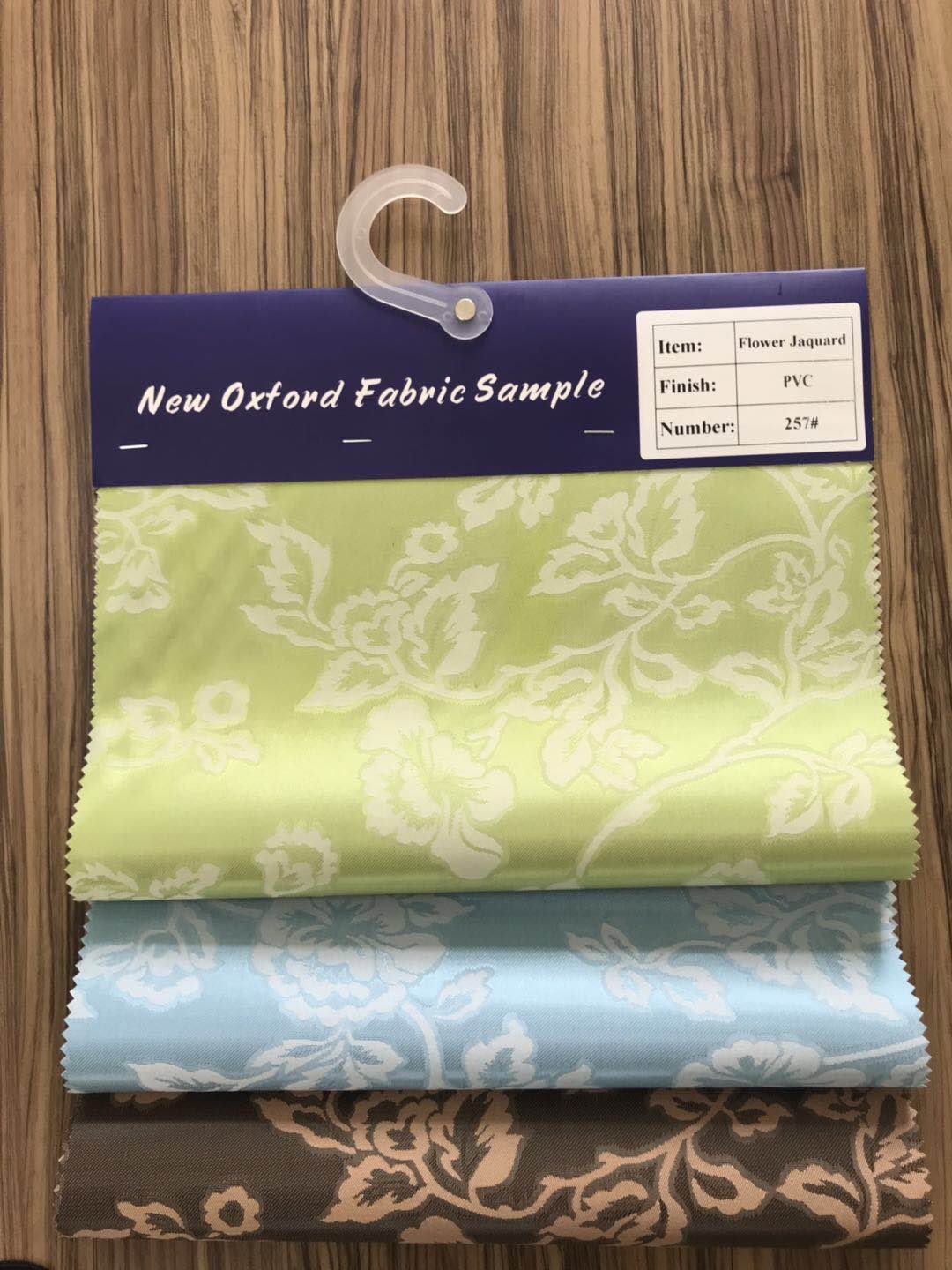 Jaquard Fabric Backing With PVC
