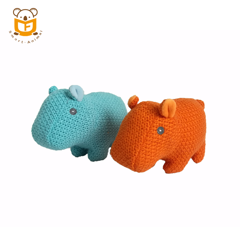 Cotton Doll Crochet Cute Soft Toys For kids Toy The Animals Hippo Mini Plush Stuffed Animal