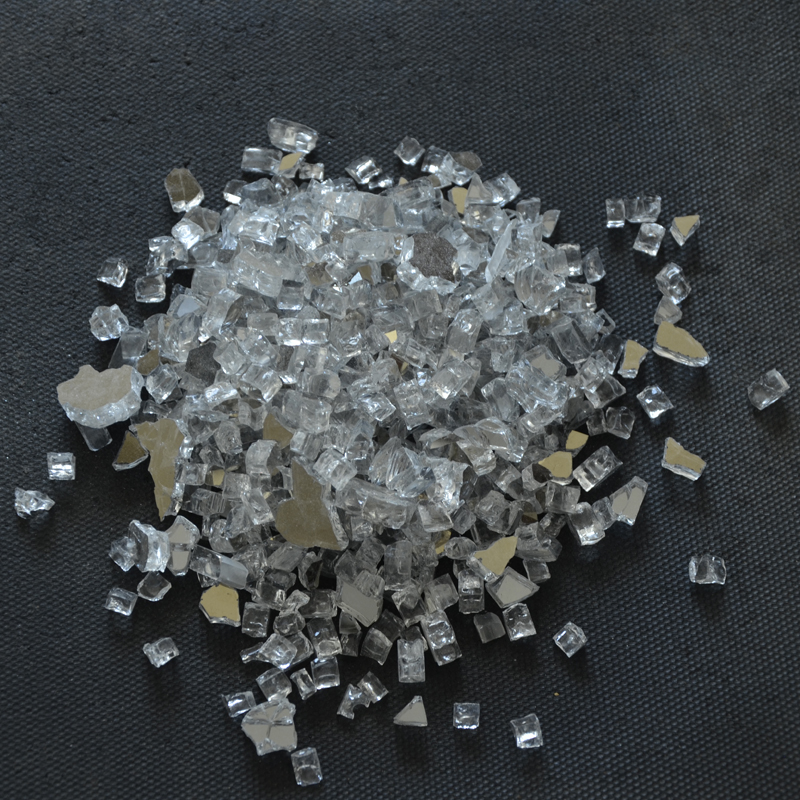 Clear Crushed Glass Scrap