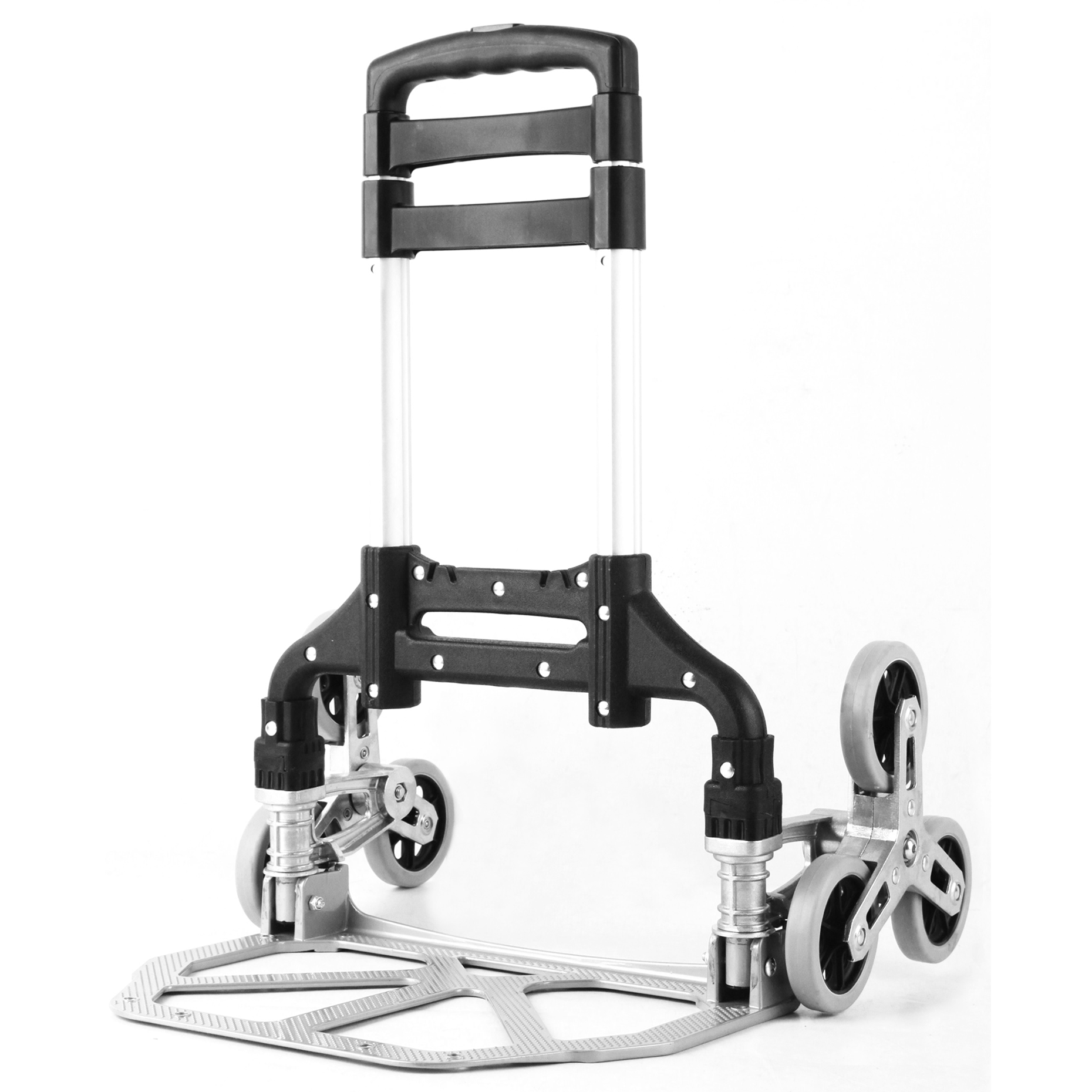 Foldable Aluminum Luggage Cart, Triple Wheels