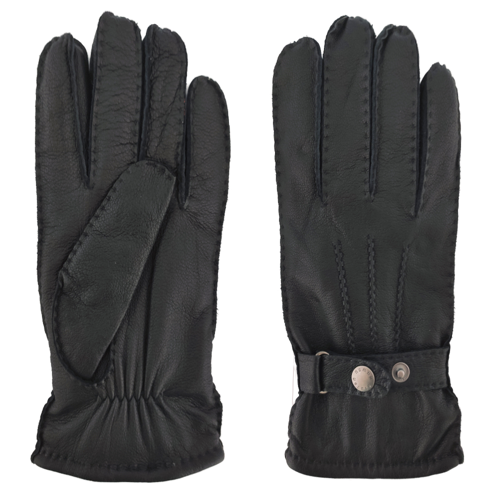 2020 High quality Winter warm stock of deerskin leather gloves