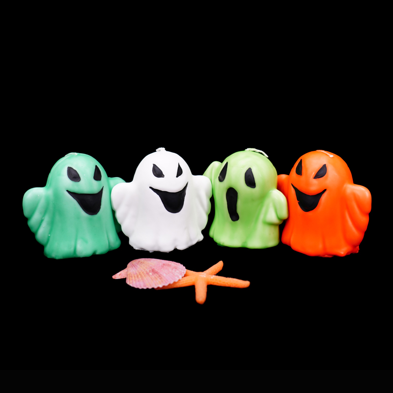 Halloween style candle