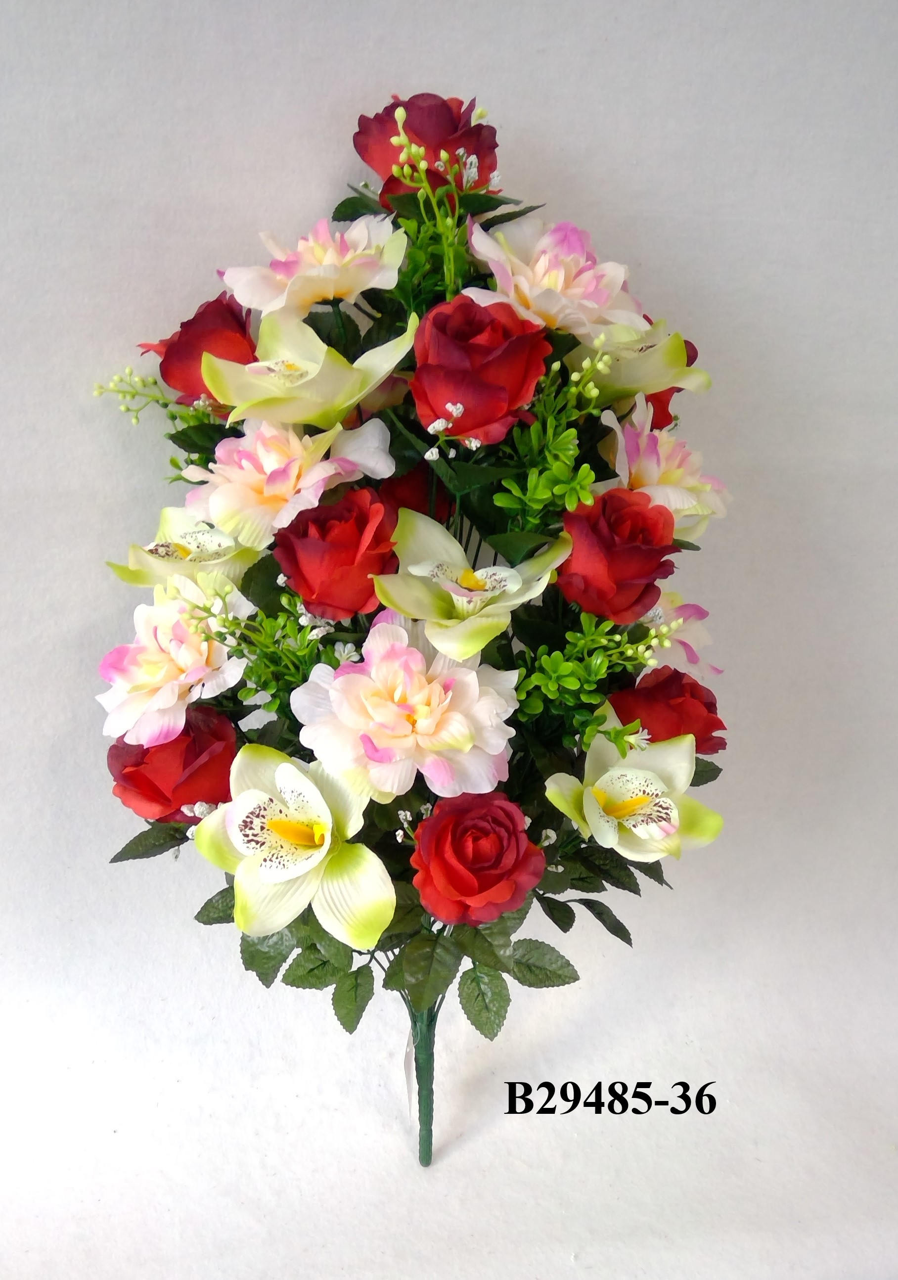 Rose chinese peony orchid mix bush x 36