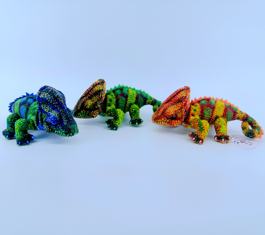 digital printed reptile stuffed plush toys/lizard/turtle/crocodile/chameleon