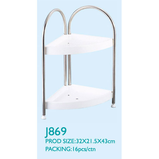 stainless steel two layer rack