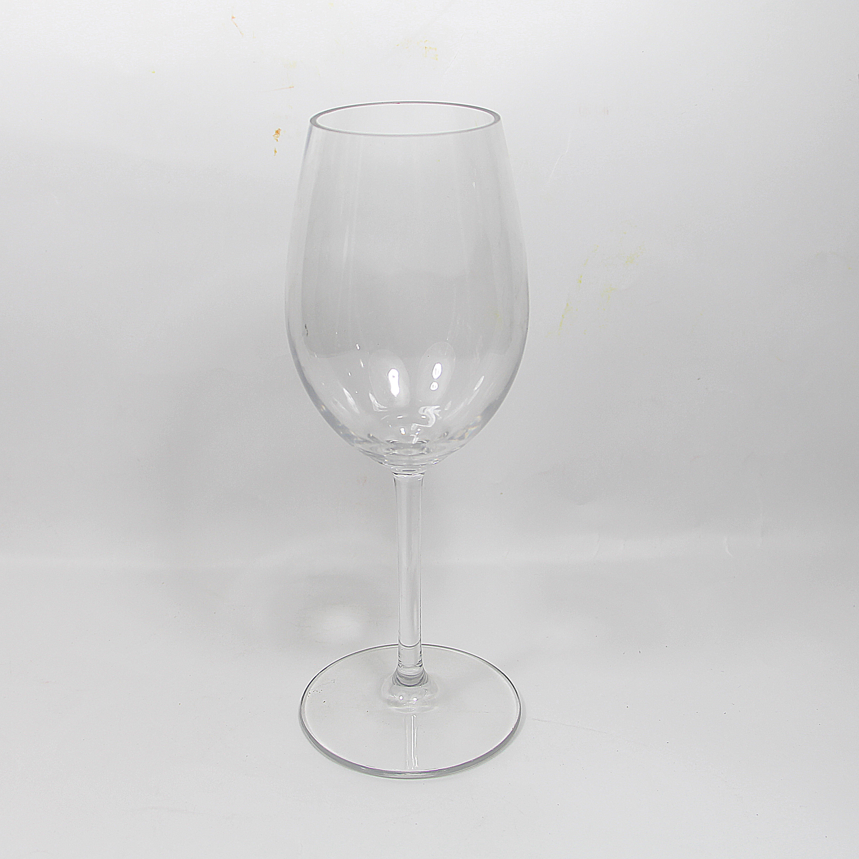 Dia 9.5 X23cm H Inflated Belly Wine Glass Acrylic