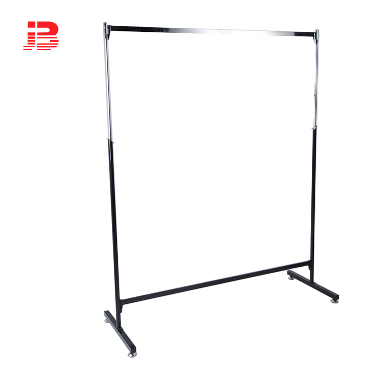 Single bar clothes rack