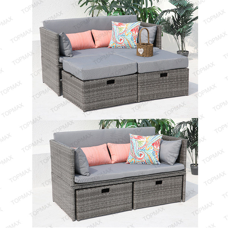 Outdoor Sofa Set Garden Sofa Rattan Set Garden Furniture Patio Set Garden Entertaining Set Garden Wicker Furniture Set Functional Sofa Set