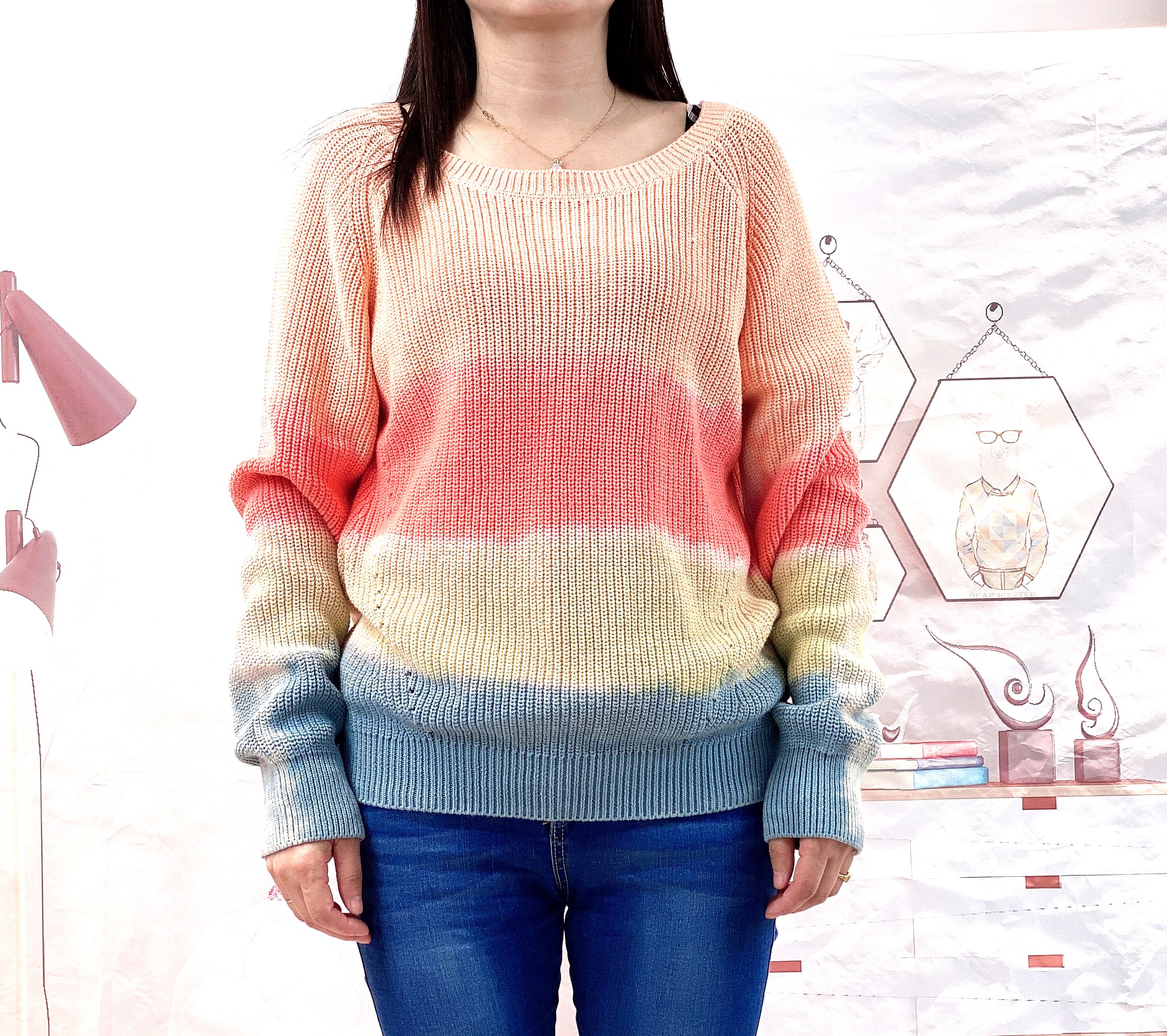 Ladies' knitted jumper