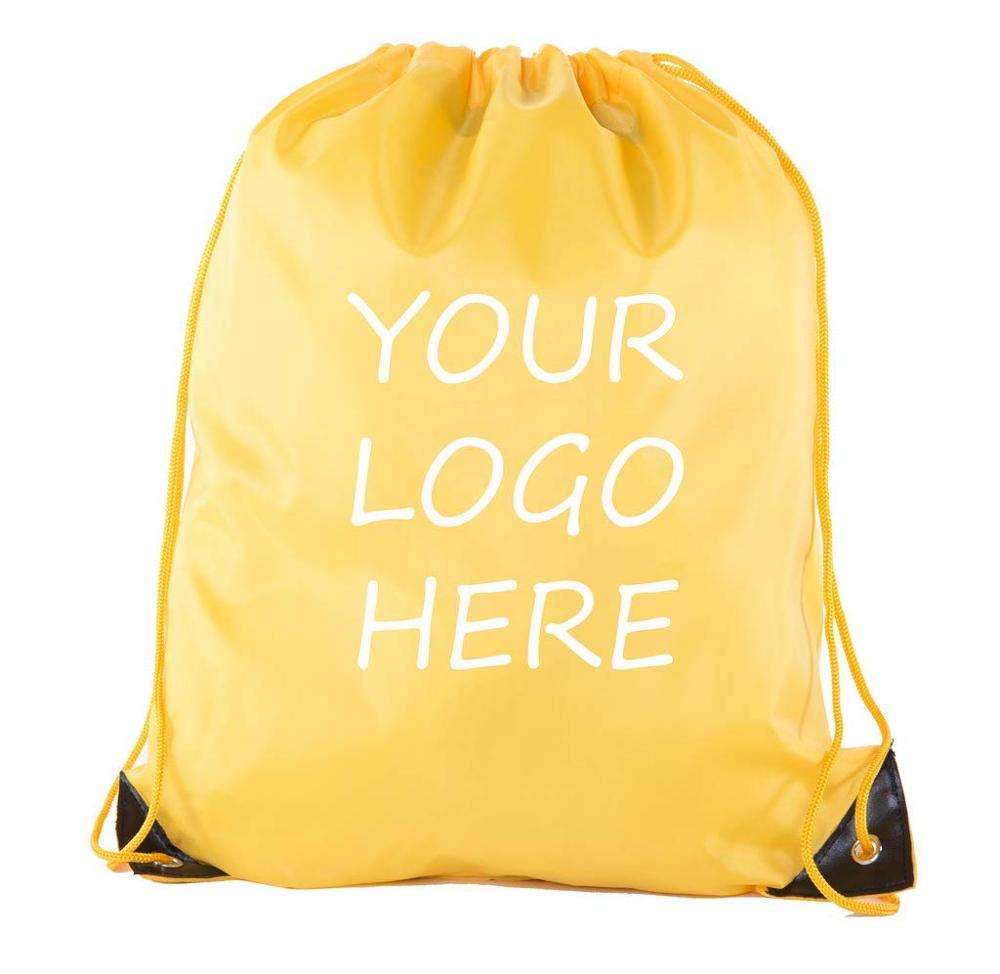 Ready to Ship Exsiting Colors ECO Reusful Football Bag Shoe Bag Drawstring Bag