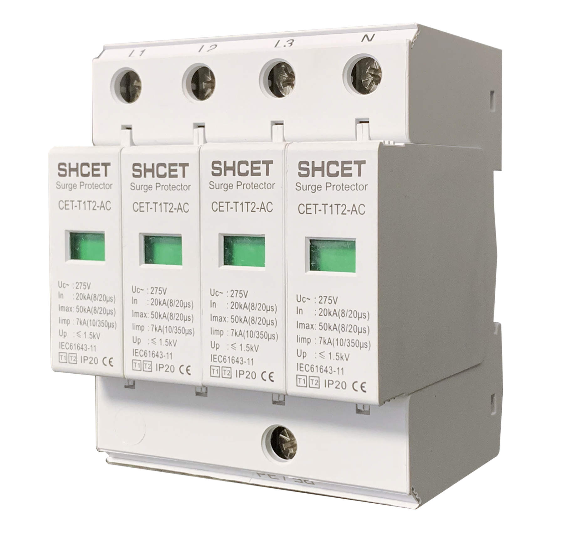 CET-T1T2-AC-2P AC surge protective device