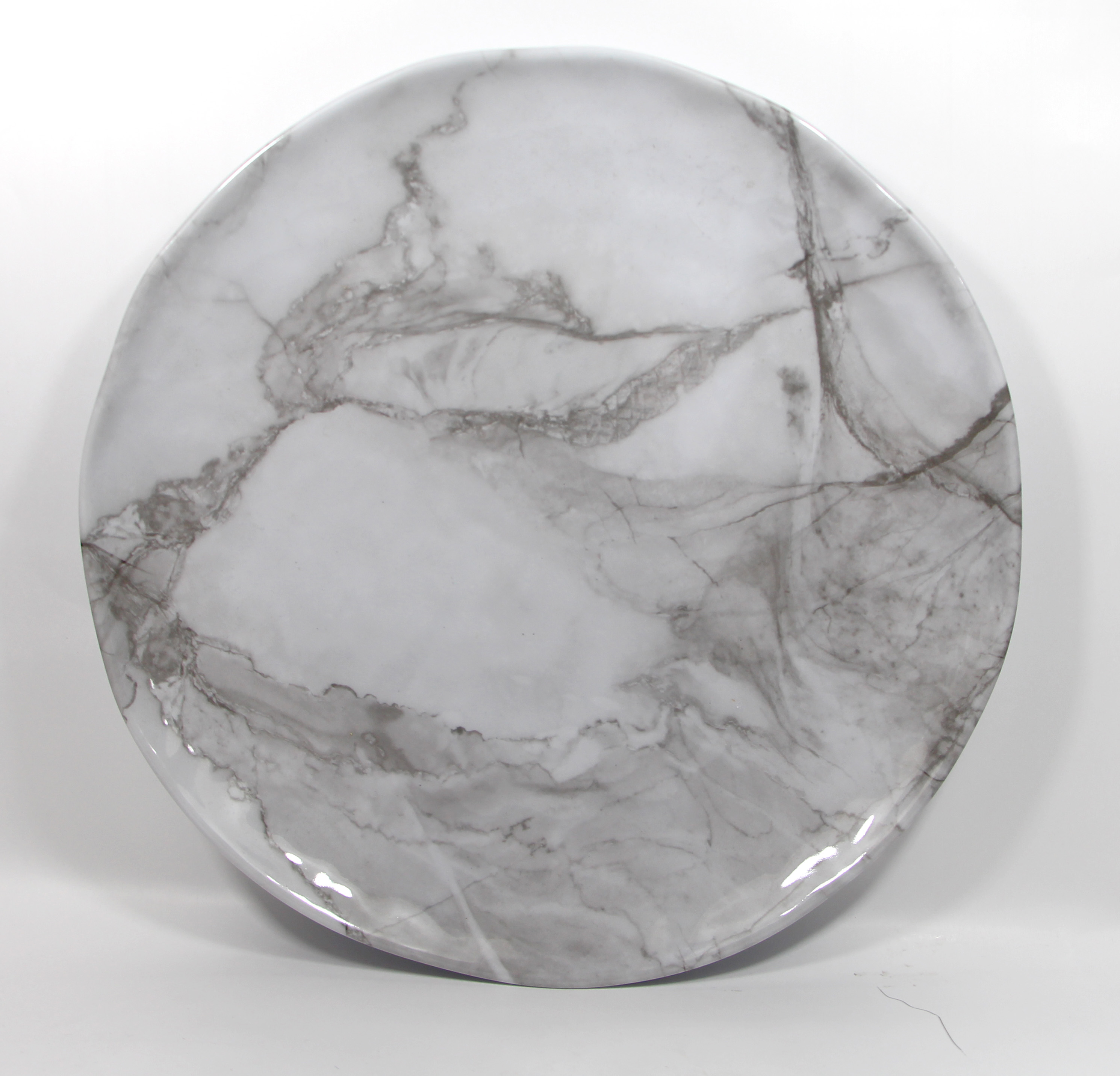 11' Coupe Hammered Dinner Plate 100% Melamine