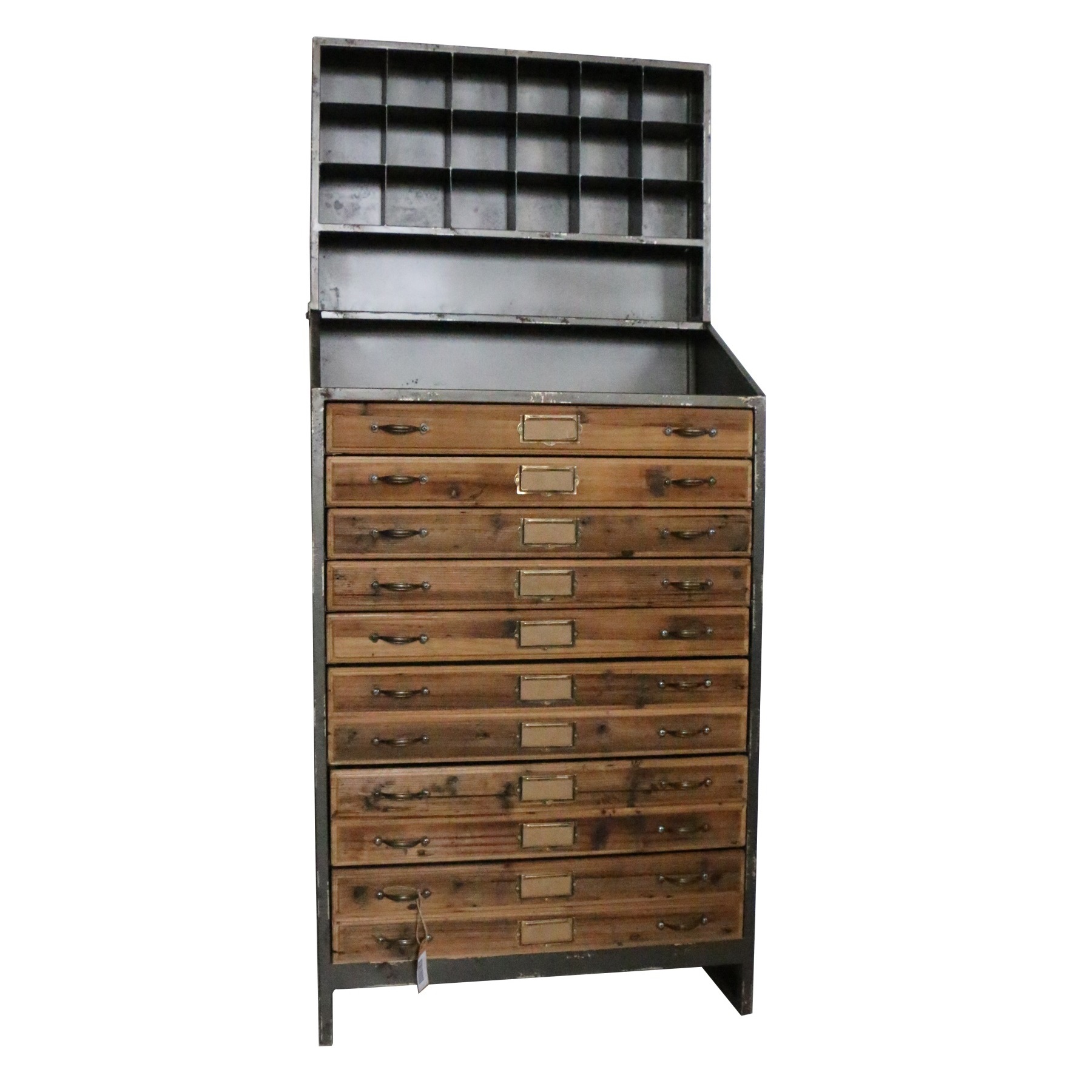 Wooden and Metal Cabinet