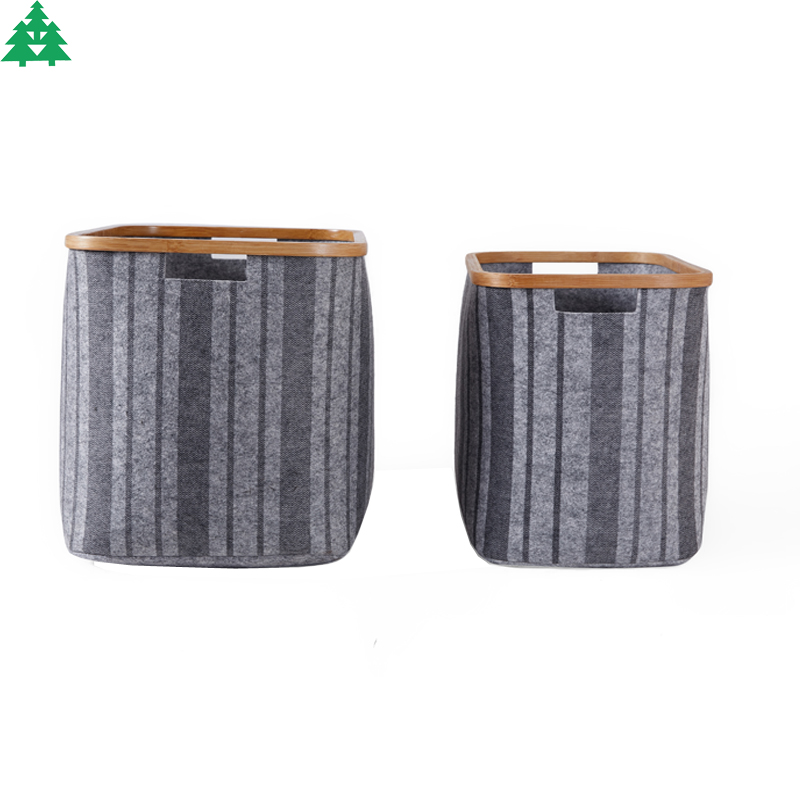 Felt basket, large storage basket, laundry basket