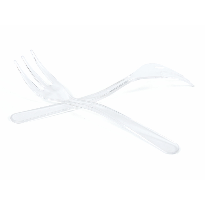 The factory manufactures disposable plastic forks/creative shaped forks/small plastic forks/plastic products GMF