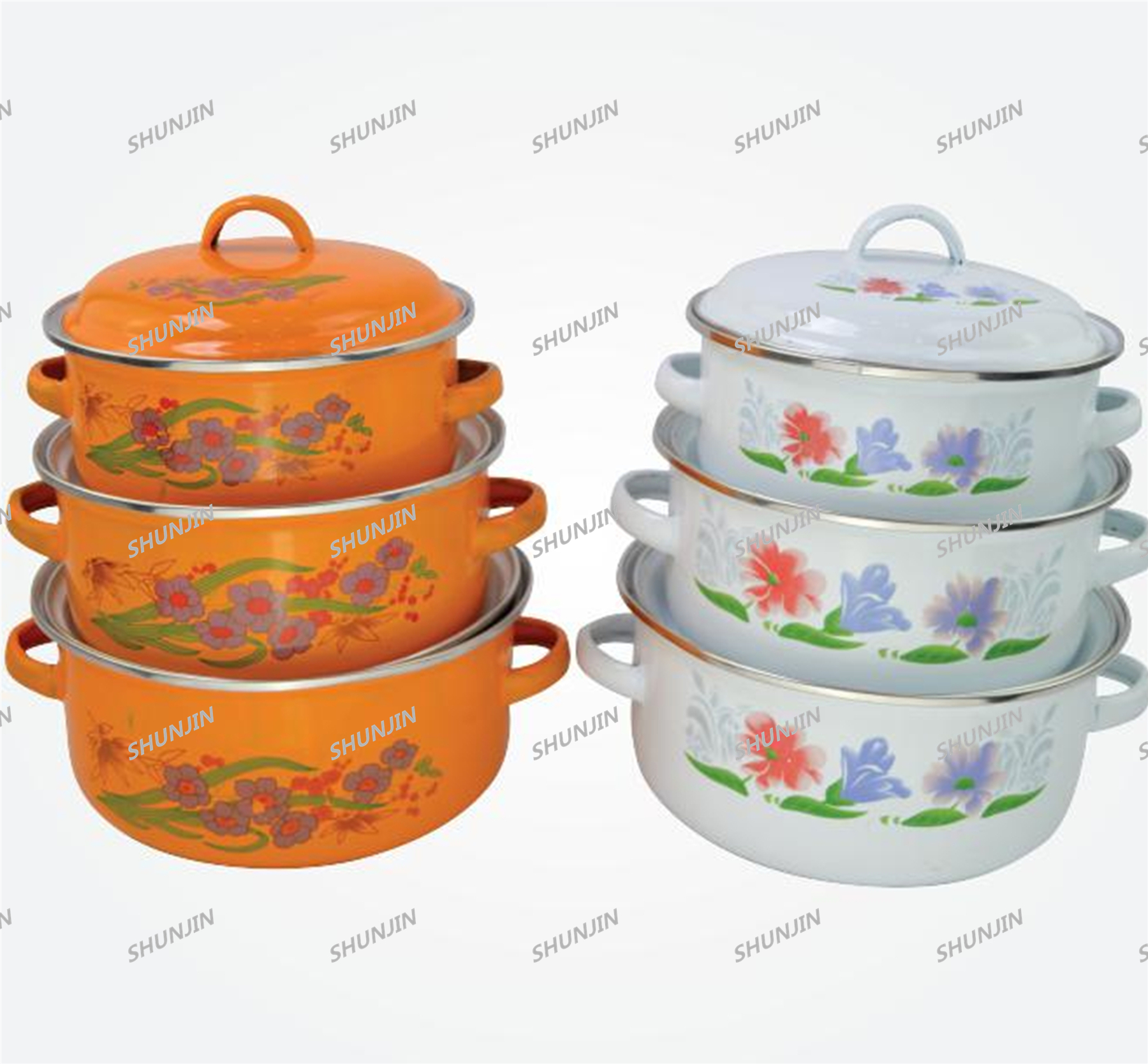 Enamel casserole