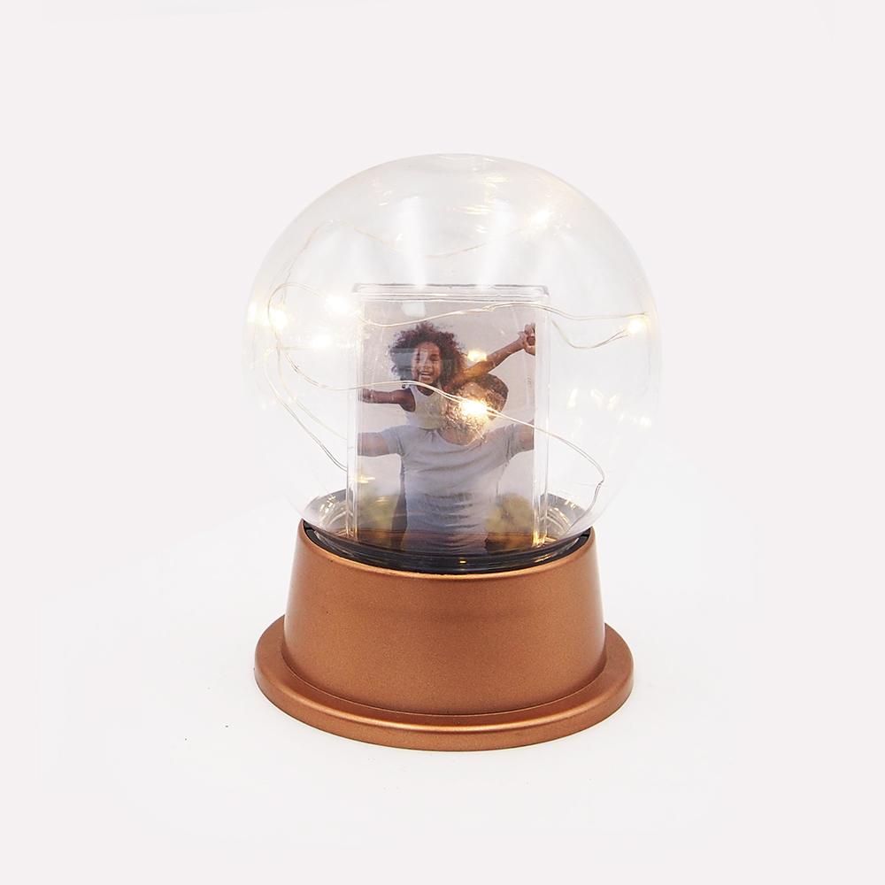 LED Globe Frame With Plastic Base