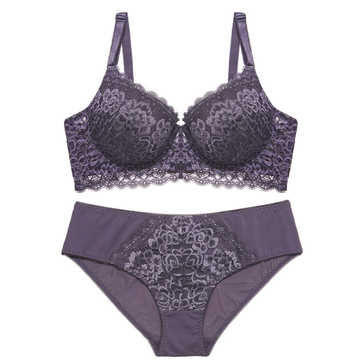 Soft Nylon girls two piece underwear set