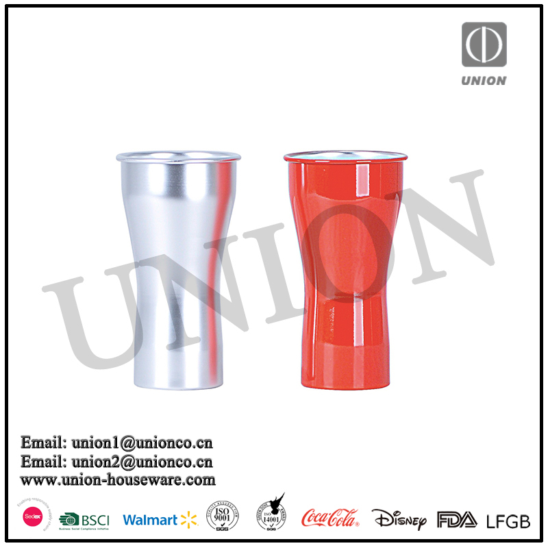 Food grade aluminum cup metal cup coke cup cold drink cup promotion cup