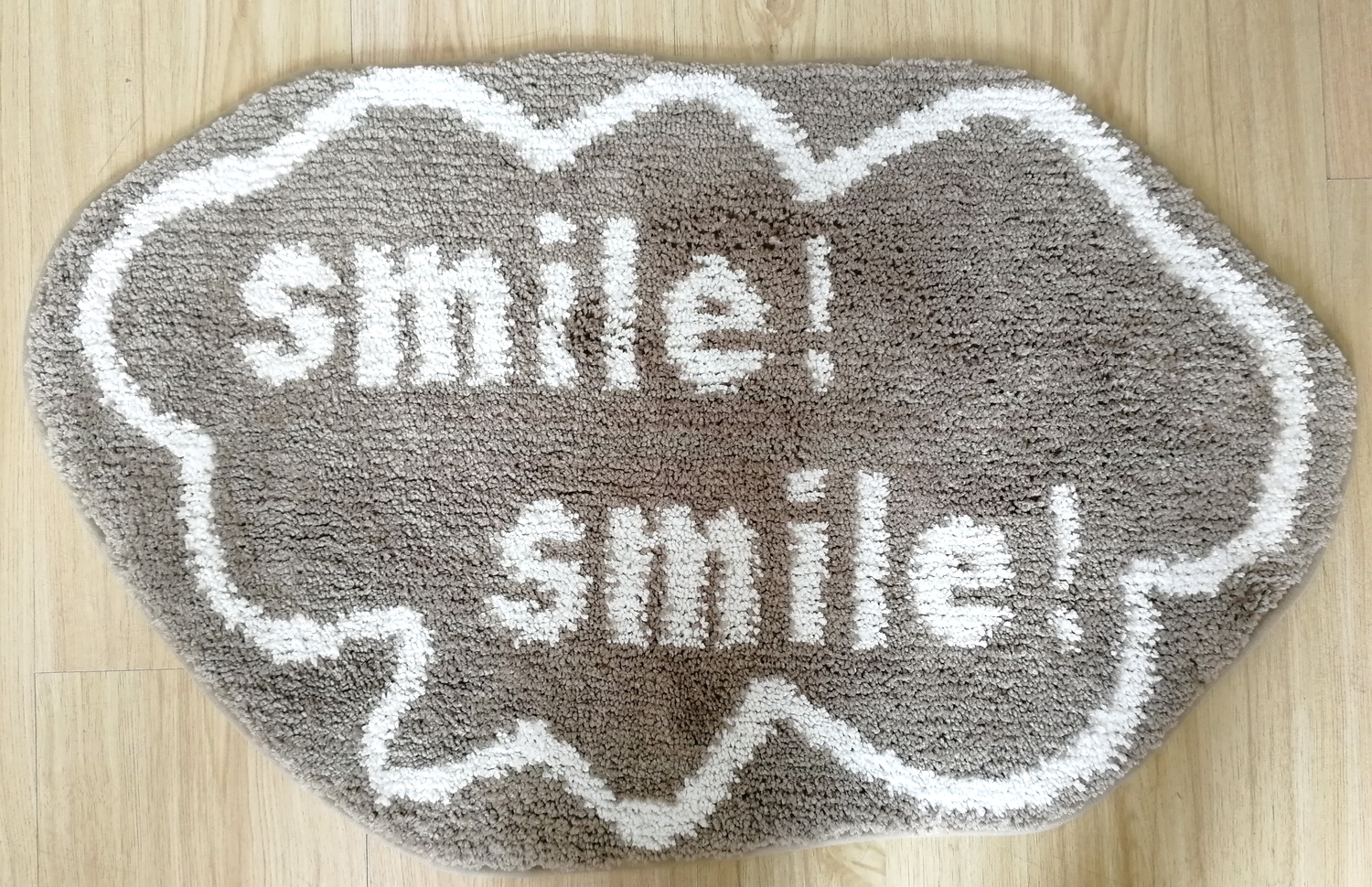 High quality soft fashion Microfiber bath rug non slip mat with TPR bottom