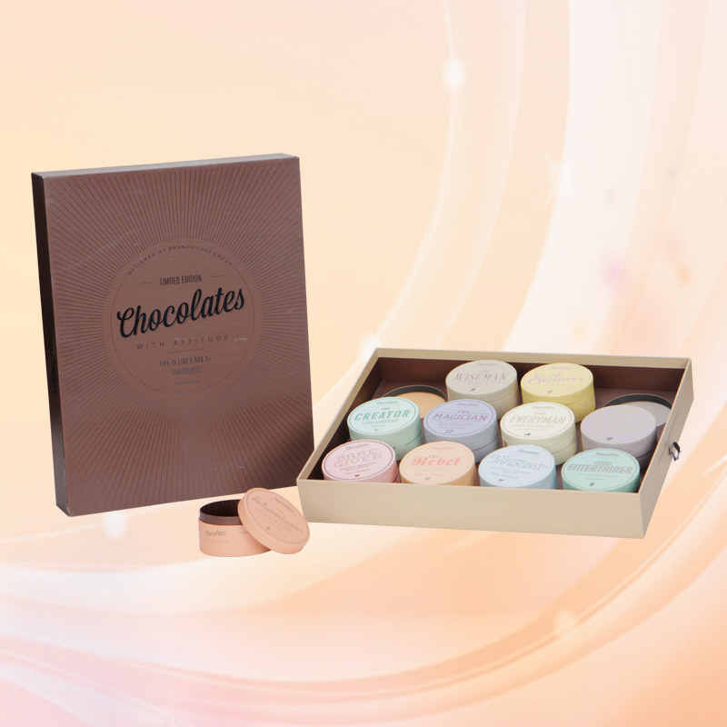 Chocolate paper box candy paper box