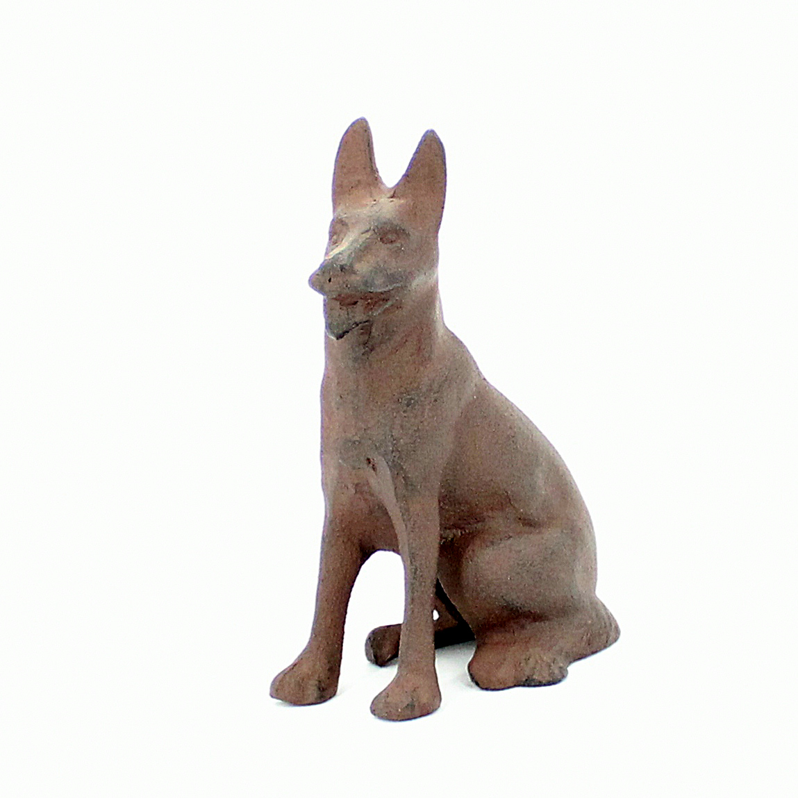 garden decor cast iron dog
