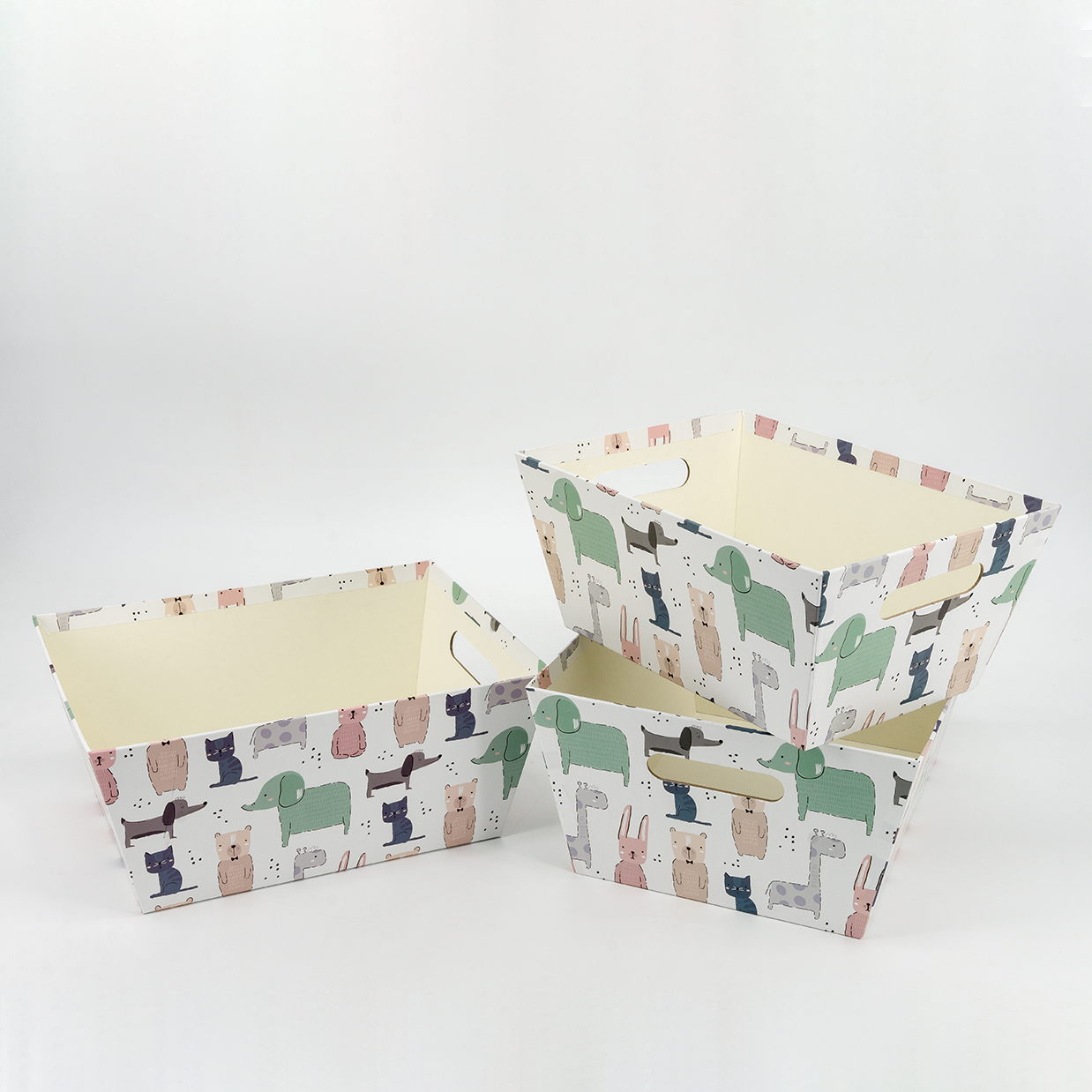Rectangle Basket Gift Box 3/Set