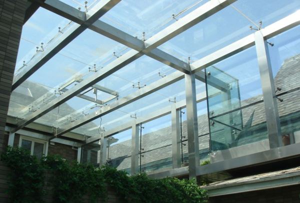 Skylight roof glass