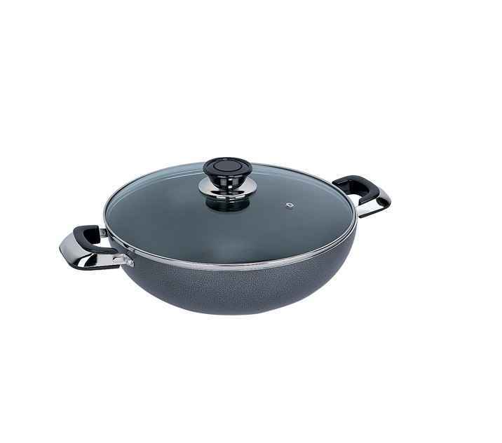 Wok With Glass Lid
