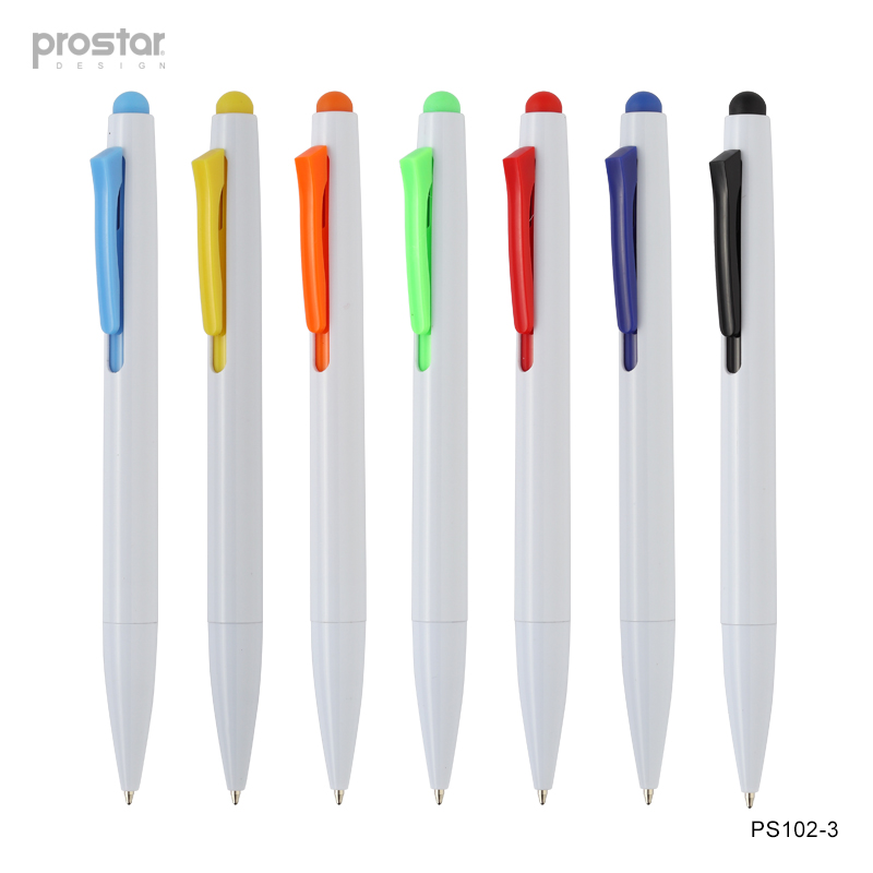 Prostar Push action erasable plastic pen