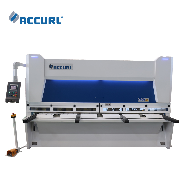 Hydraulic Guillotine Shearing Machine 3200 mm Metal Steel Cutting Machine 20 mm Accurl Germany Type