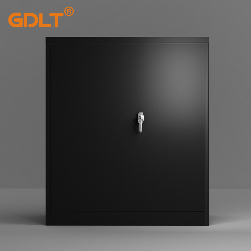 Black Swing door File cabinet