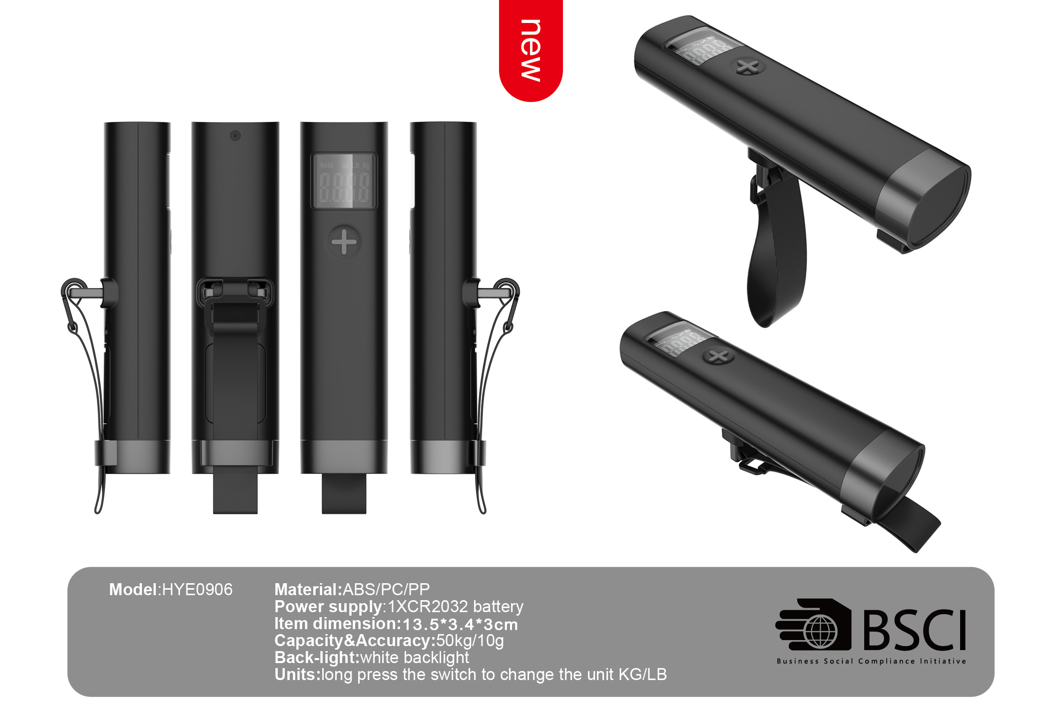 Electronic luggage scale