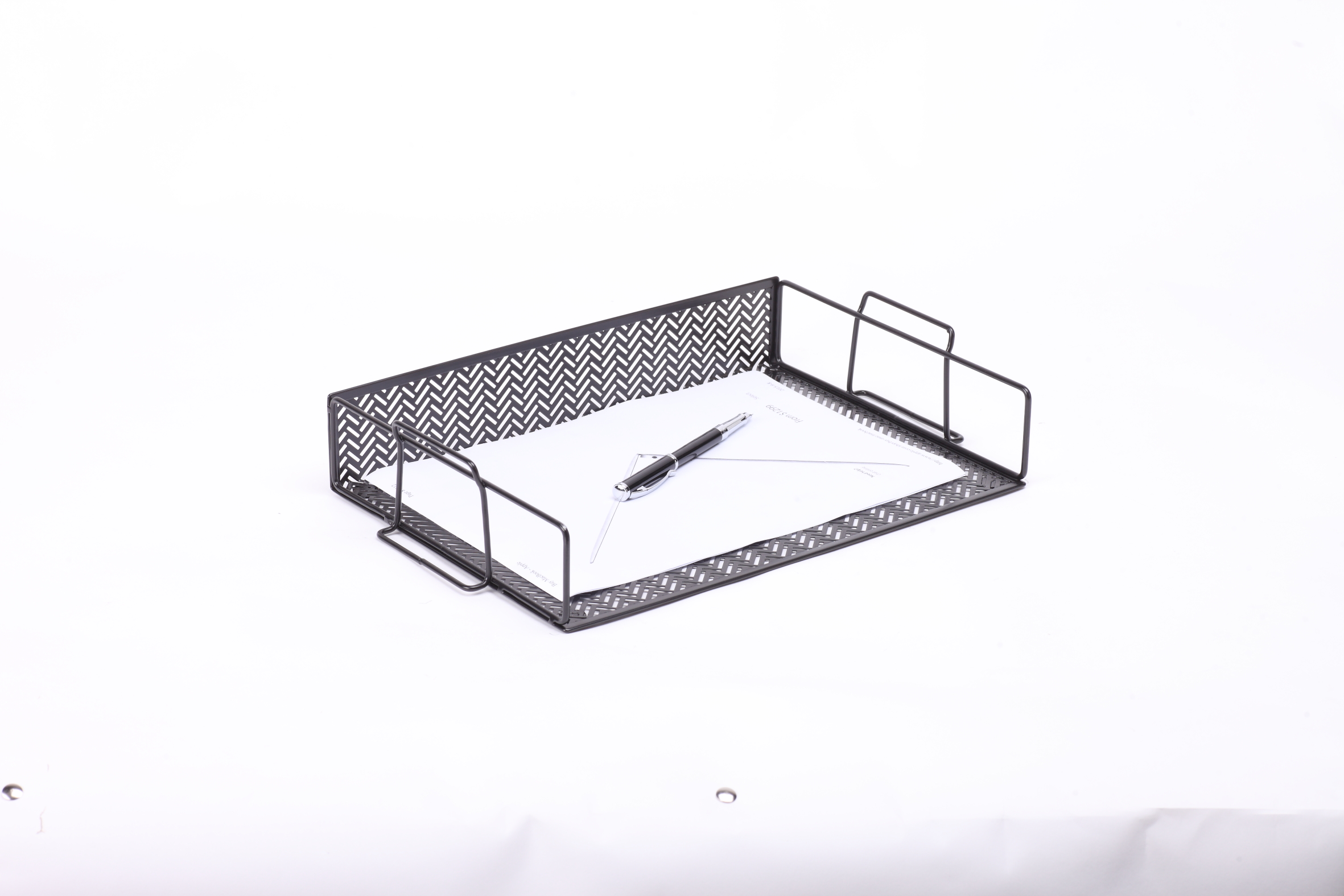 Metal Mesh Desk Document Tray