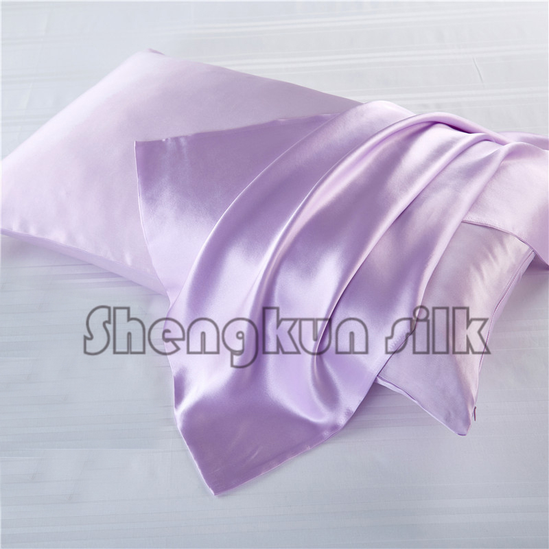 Wholesale 19mm Soft 100% Charmeuse Silk Pillow Cover for Adult and Baby