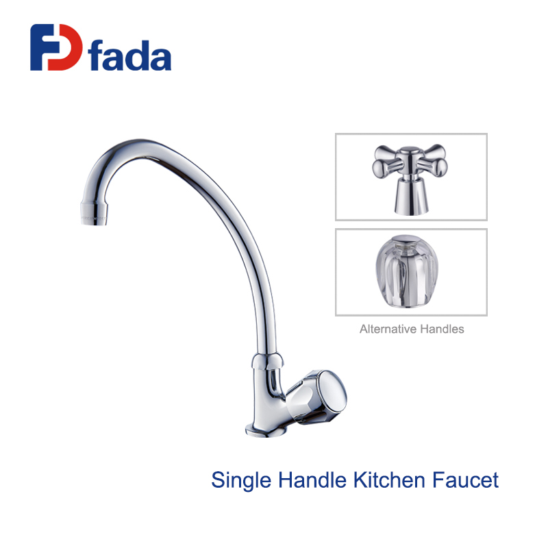 single handle deck mounted kitchen faucet