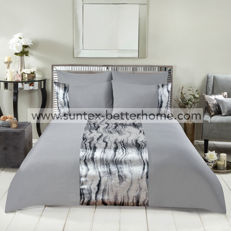 Velvet Duvet Cover Set Brushed Microfiber Bedding Set Bed Linen