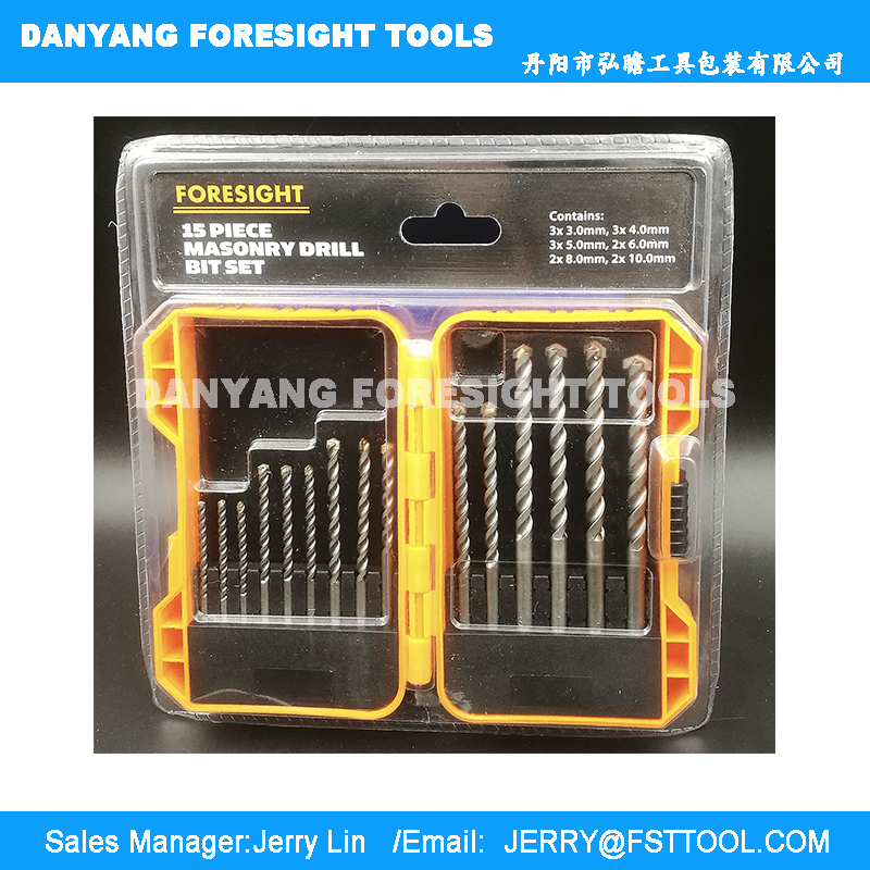 15pcs masonry drills set-2
