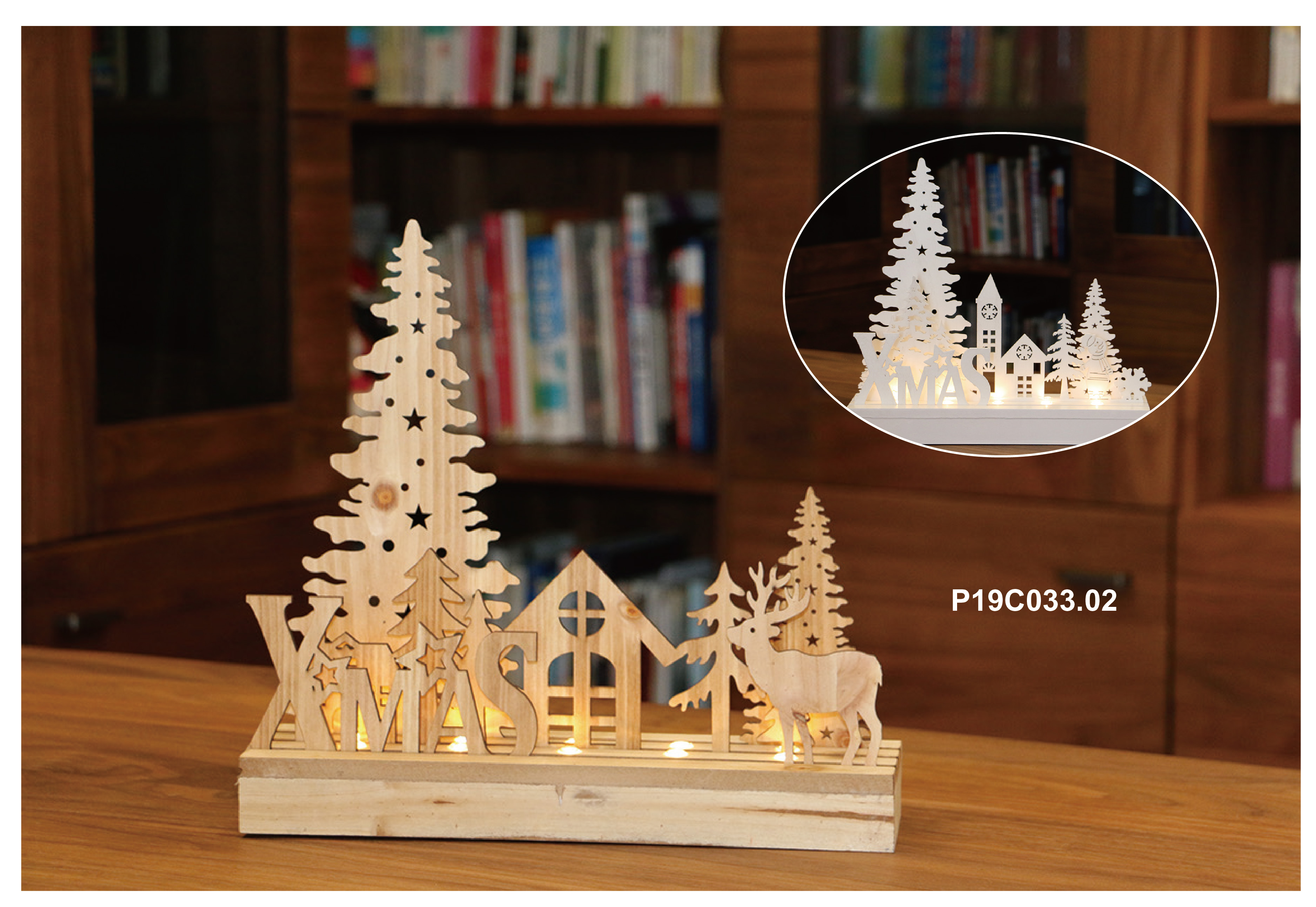 Christmas tabel decorative lights