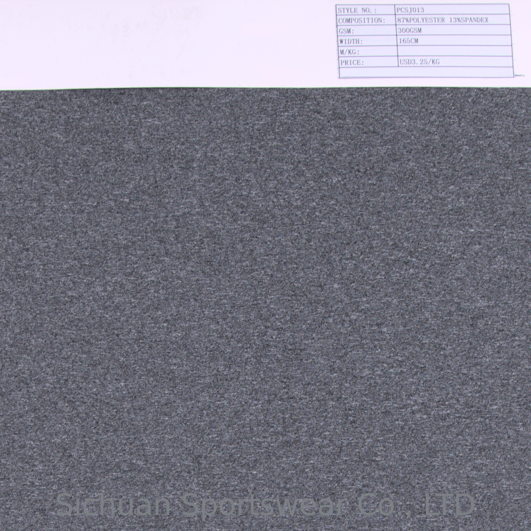 Melange Jersey Of Sportswear Fabric