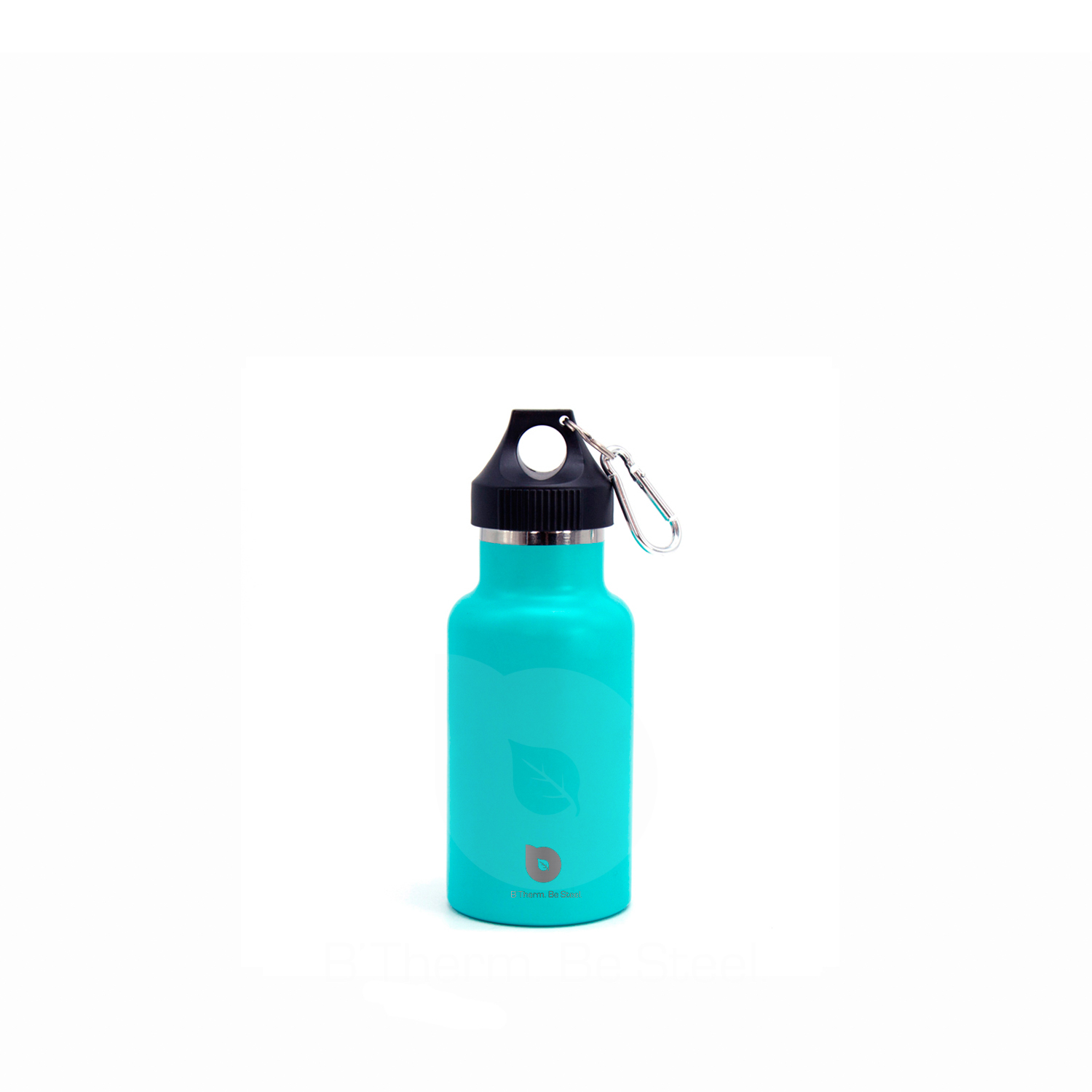 Stainless Steel Vacuum Insulated Sport Water Bottle Carabiner 350 ml 12 oz