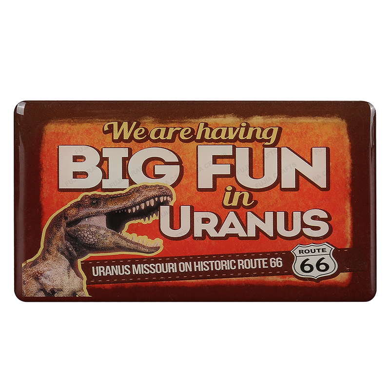 Customized logo Aluminum Metal Fridge Magnet