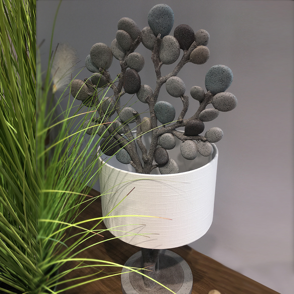 Stone Tree Table Lamp