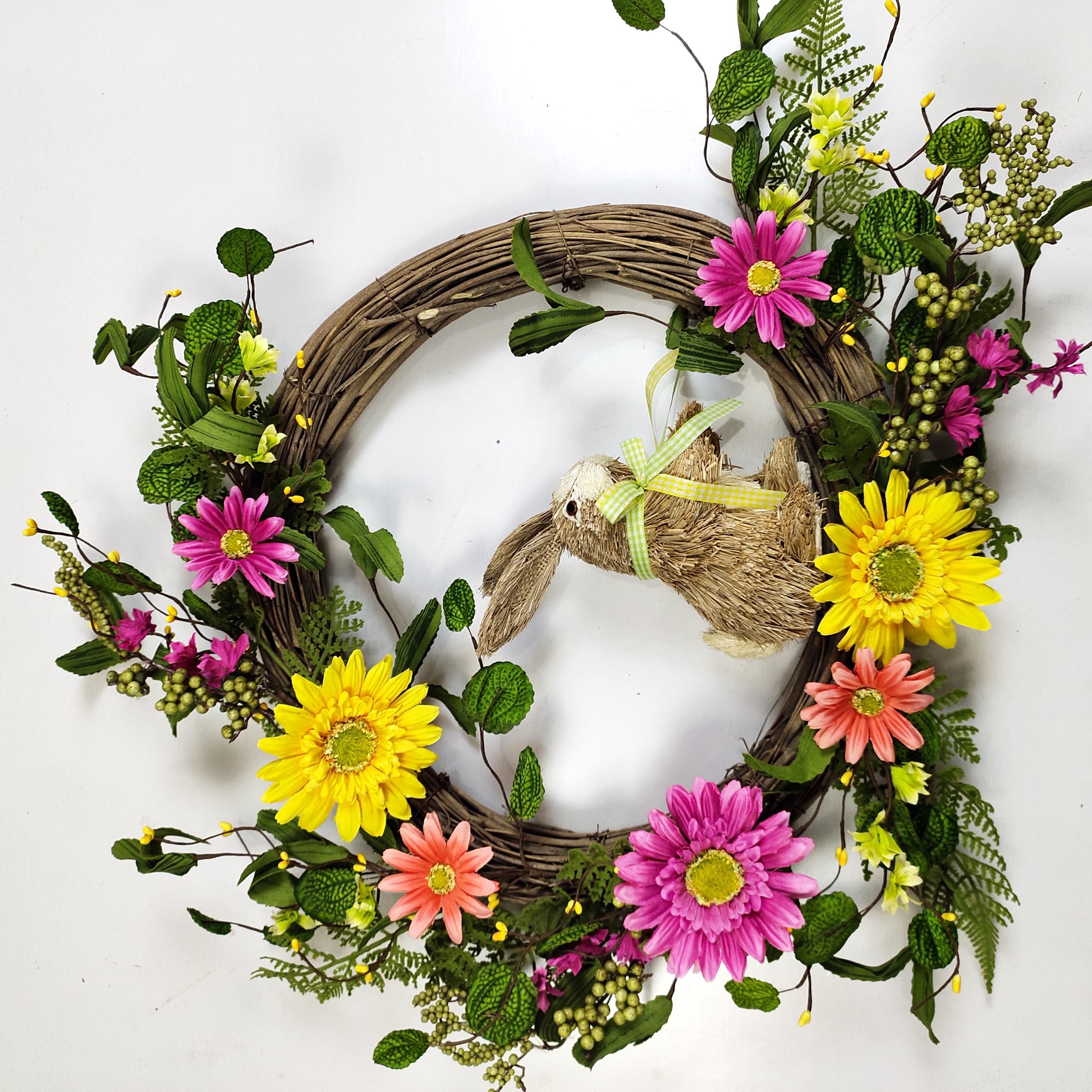 Flower Wreath with Ester Rabbit